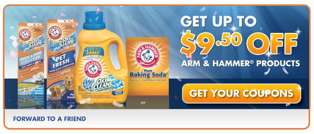 Arm and hammer manufacturer coupons