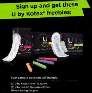 Free U by Kotex Sample Free U by Kotex Sample