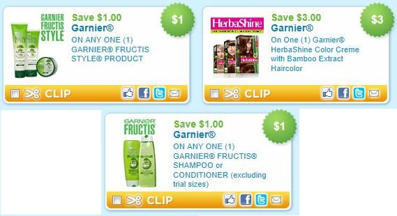 Garnier Fructis Printable Coupons