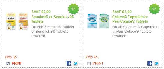 Senokot And Colace Printable Coupons
