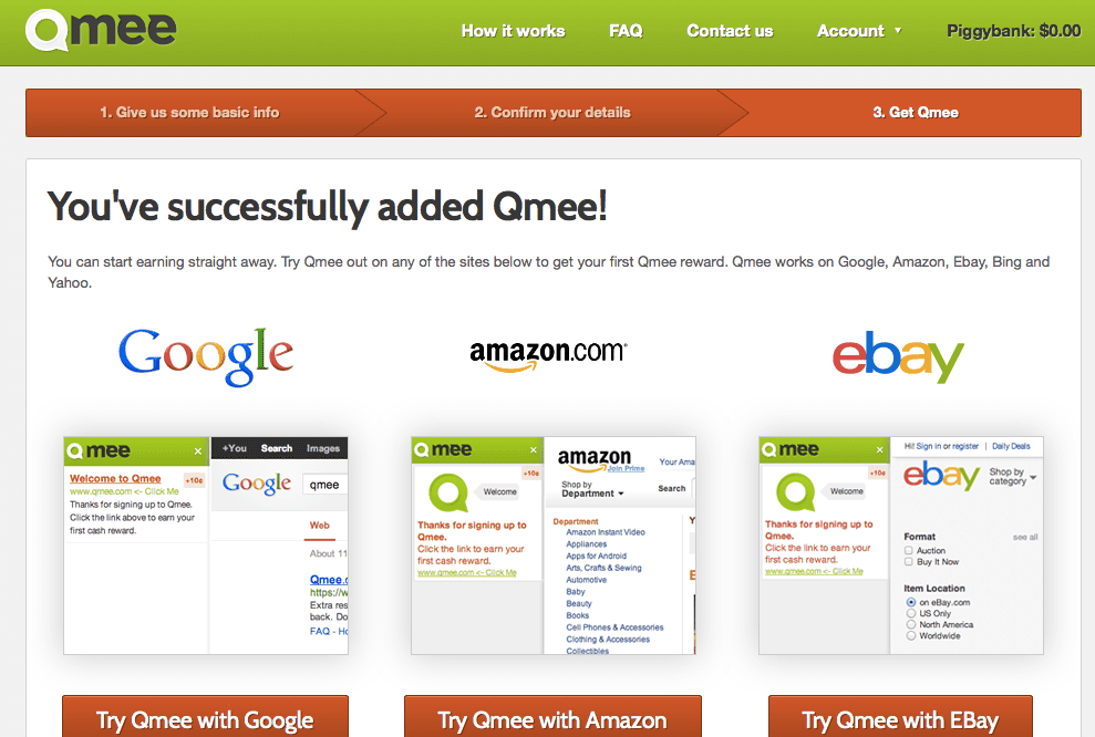 Earn Money While Searching Online with Qmee