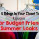 fashion clothing on hangers