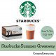 Starbucks summer Giveaway