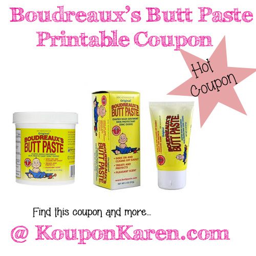 Butt Paste Coupon 103