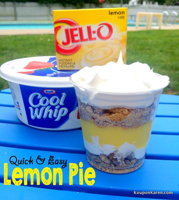 Quick and Easy Snacks - Lemon Pie in a Cup