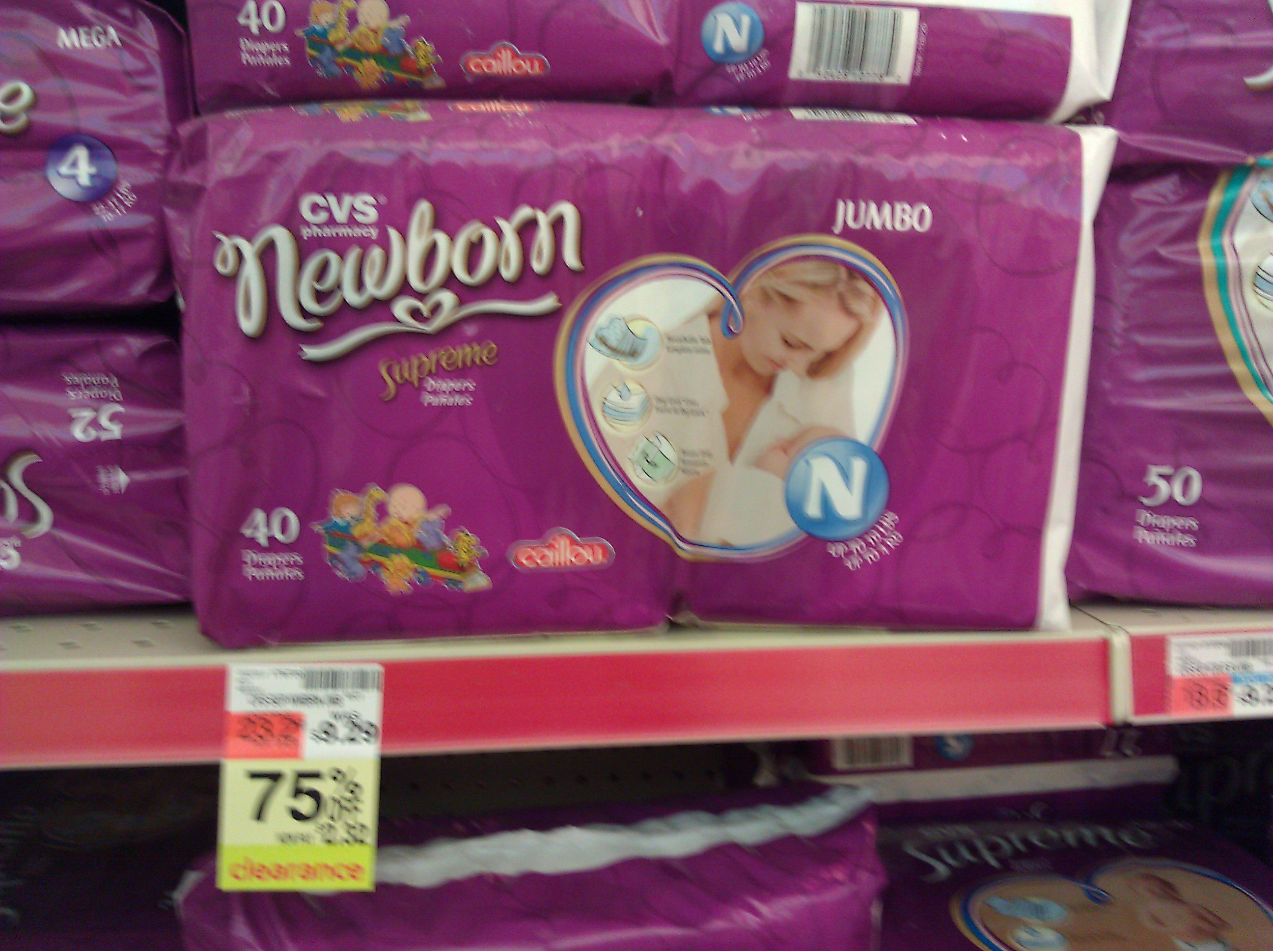 cvs baby diapers