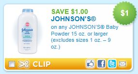Johnson's Baby Powder Coupon