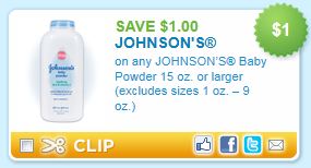 Johnson's Baby Powder Coupon