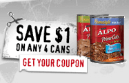 Alpo Wet Dog Food Printable Coupon-  $0.32 a can at Kmart