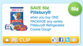 Pillsbury Refrigerated Cookie Dough Printable Coupon
