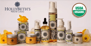 organic personal care products from HollyBeth's