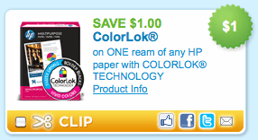 HP ColorLok Technology Paper Printable Coupon
