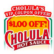 Cholula Hot Sauce Printable Coupon