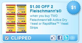 Fleischmann's Yeast Coupon