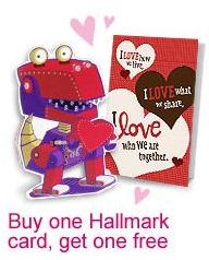 Buy One Get One FREE Hallmark coupon