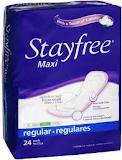 Stayfree Pads only $0.72 at Target