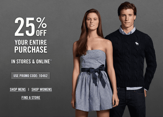 abercrombie and fitch in store coupons