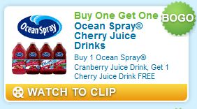 Buy One Get One Ocean Spray Coupon