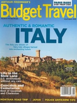 Budget Travel Magazine Only $4.29 a Year!