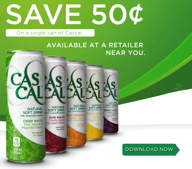 Cascal Natural Soft Drink Printable Coupon