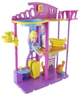 Polly Pocket Hangout House & Stick N Play Room Review