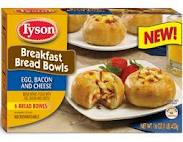 $1.10 Tyson Stuffed Mini Bread Bowls