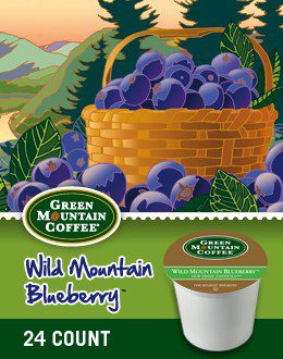 Green Mountain Blueberry K-Cups only $10.99 for a pack of 24!