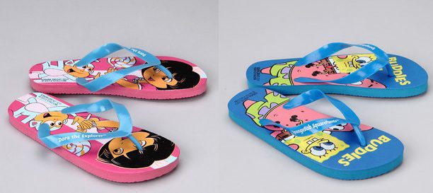 HOT Deal - Dora or Spongebob Flip Flops only $1.99 each at Zulily ...