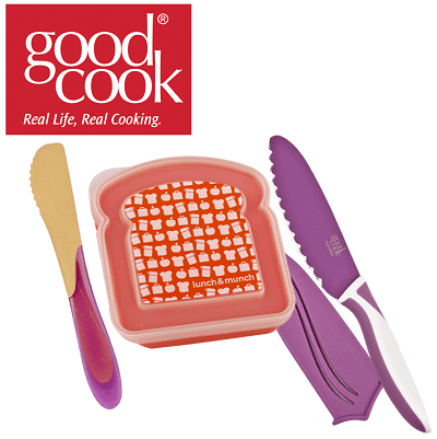 Good Cook PB&J Spreader, Sandwich Knife and Sandwich Keeper Review & Giveaway (ends 9/17)