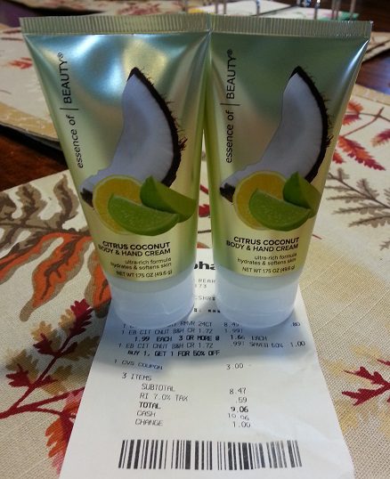 Possible FREE Essense of Beauty Hand Cream