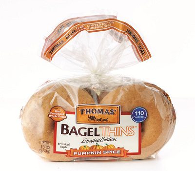 Limited Edition Pumpkin Spice Thomas’ Bagels and English Muffins Review