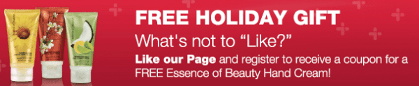 FREE Essence of Beauty Hand Cream