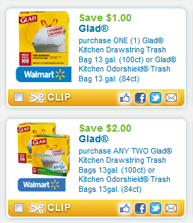 Glad Trash Bags Printable Coupons