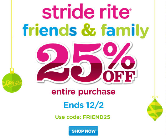 Stride Rite Friends & Family Sale