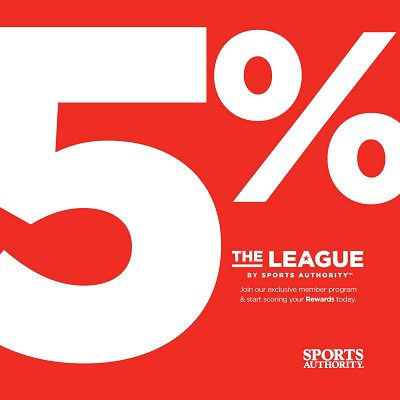 The League Rewards Program by Sports Authority