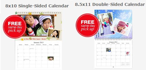 Buy One Calendar Get One for 50% off at CVSPhoto.com + FREE In-Store Pick Up