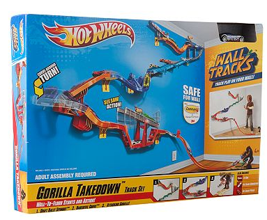 Hot Wheels Wall Tracks Gorilla Takedown Track Set only $27.99 (reg $54.99)