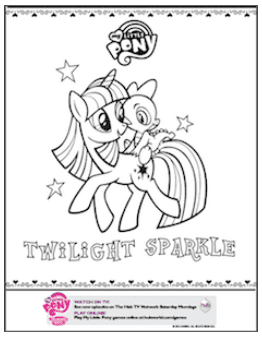 FREE My Little Pony Coloring Sheet