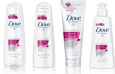 Dove Hair Color Therapy Helps Nourish Color Treated Hair