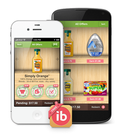 Ibotta Smart Phone App – New Users Get a FREE $5 Credit!