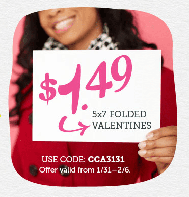 Valentine’s Cards only $1.49 each + FREE Shipping at Cardstore!