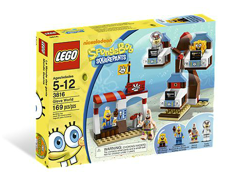 SpongeBob™ Squarepants Glove World Lego Set
