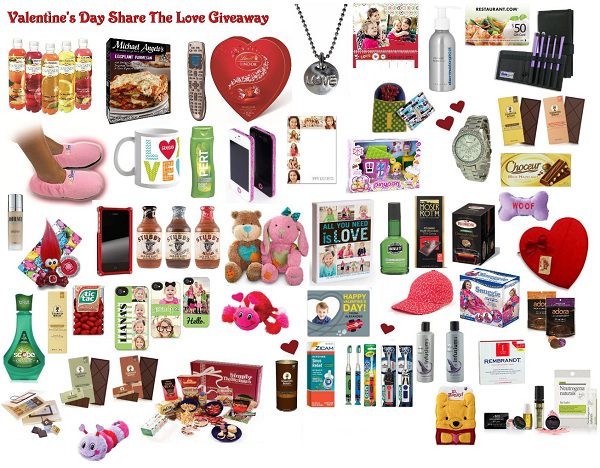 Valentine’s Day Share The Love Giveaway’s End Tonight 2/11