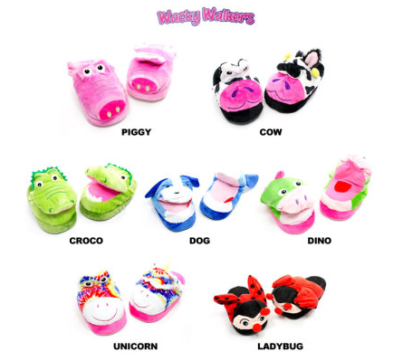 Kids Wacky Walkers Animated Slippers only $9.99 + FREE Shipping!