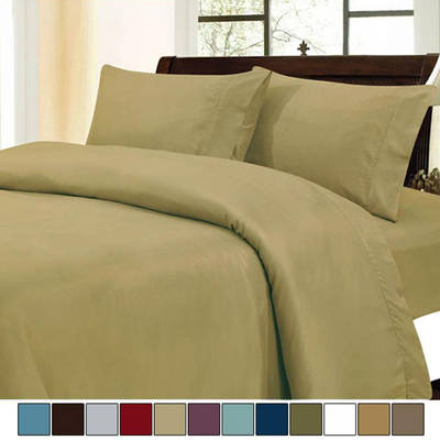 Melano Brushed Microfiber Luxury 4-Piece Sheet Set only $14.99
