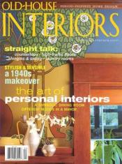 Old House Interiors Magazine Only $4.29 A Year!