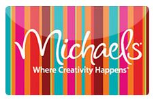 Michael’s Gift Cards Up to 20% off and $5.00 off $75.00