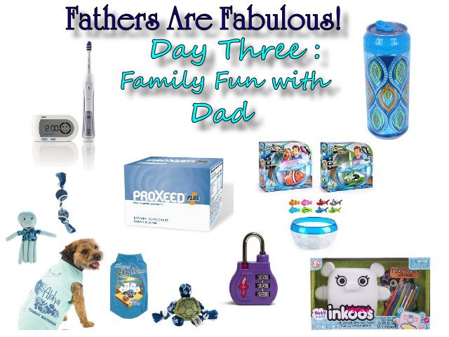 Fathers Are Fabulous Giveaway | Family Fun with Dad Day 3 – (ends 5/27)