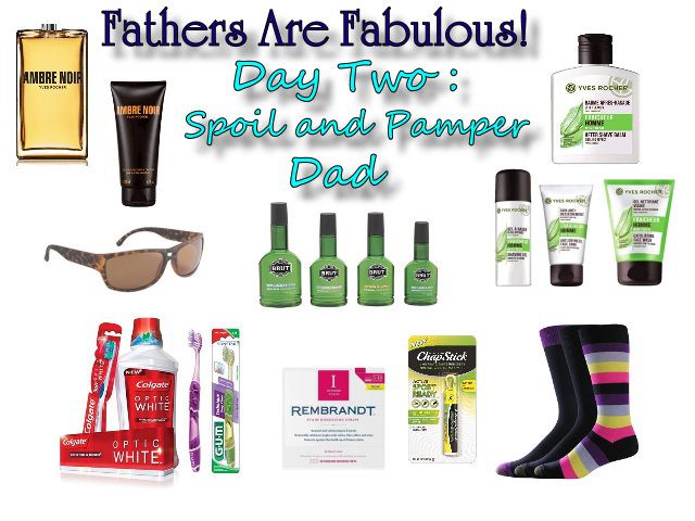 Fathers Are Fabulous Giveaway | Spoil and Pamper Dad Day 2 – (ends 5/27)