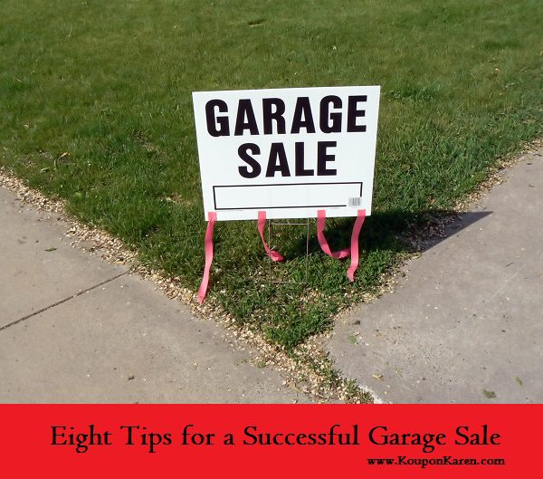 Eight Tips for a Successful Garage Sale